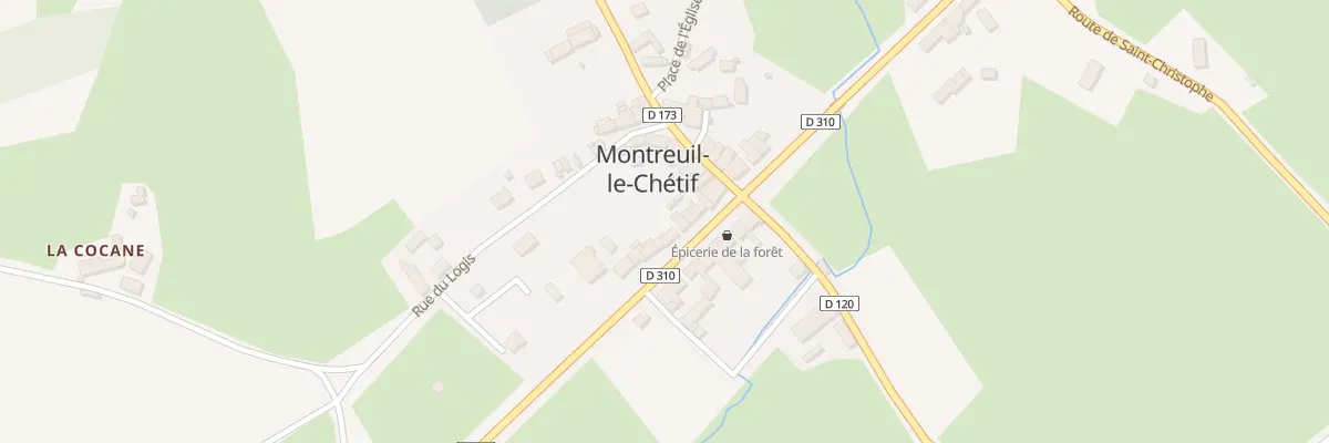 Plan du 12 Rte de Roche Brune à Montreuil-le-Chétif