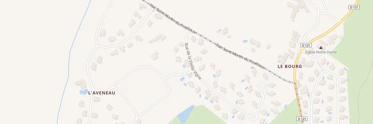 Plan du 33 Rue de la Vieille Vigne à Vasles