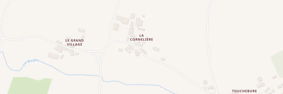 Plan du 4 La Corneliere à Vasles