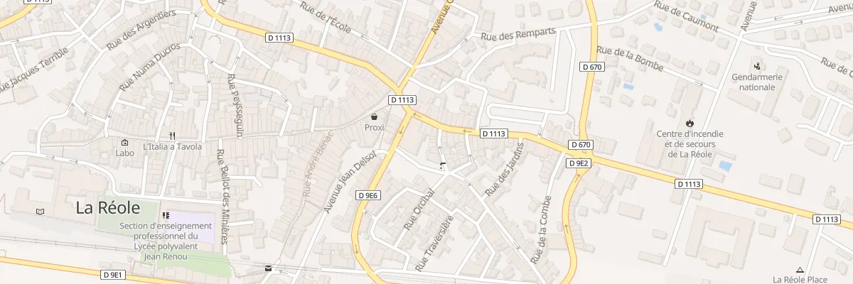 Plan du 9 Rue du Général Leclerc à La Réole