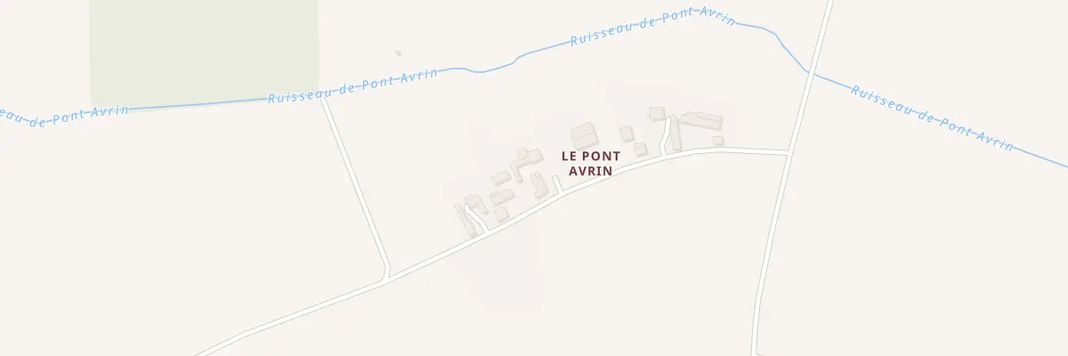 Plan du 635 Rte du Pont Avrin à Blou