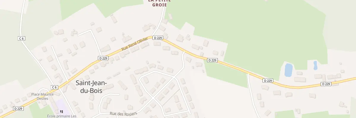 Plan du 20 Rue René Olivier à Saint-Jean-du-Bois