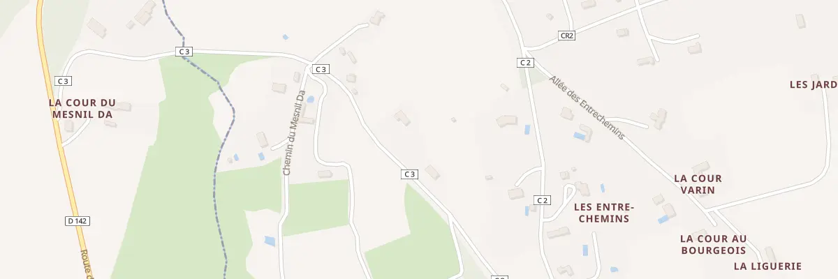 Plan du 5087 Le Pt Bois à Douville-en-Auge