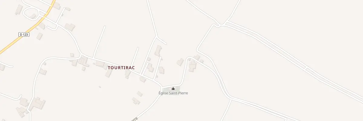 Plan du 97 Tourtirac à Gardegan-et-Tourtirac