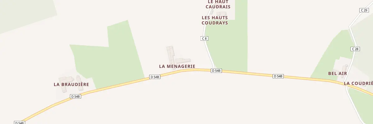 Plan du 5131 La Menagerie à Courcelles-la-Forêt