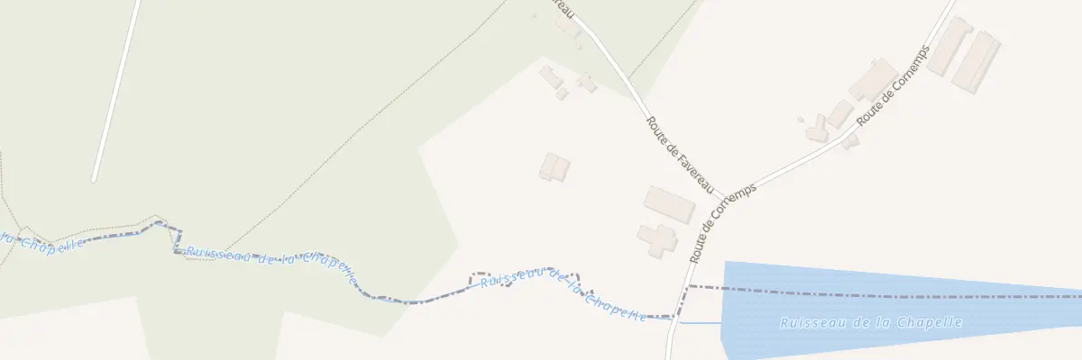 Plan du 10 Rte de Favereau à Saint-Sauveur-de-Puynormand