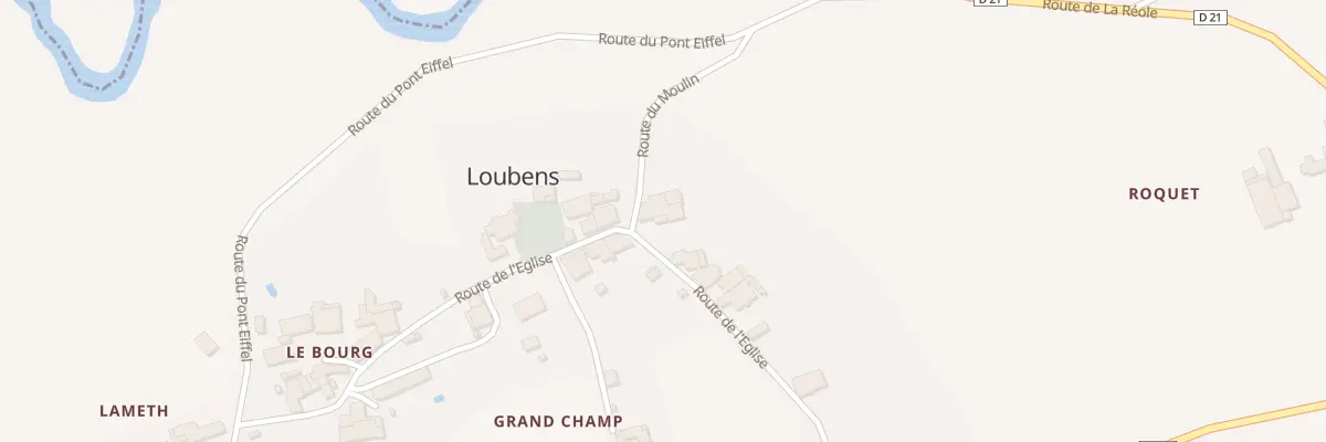 Plan du 10 Le Bourg à Sauveterre-de-Guyenne