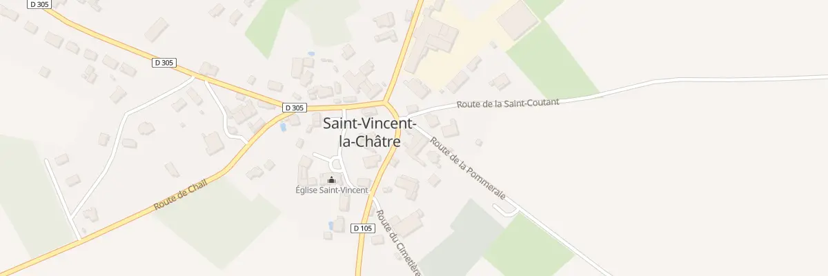 Plan du 71 Rte de Chef-boutonne à Saint-Vincent-la-Châtre