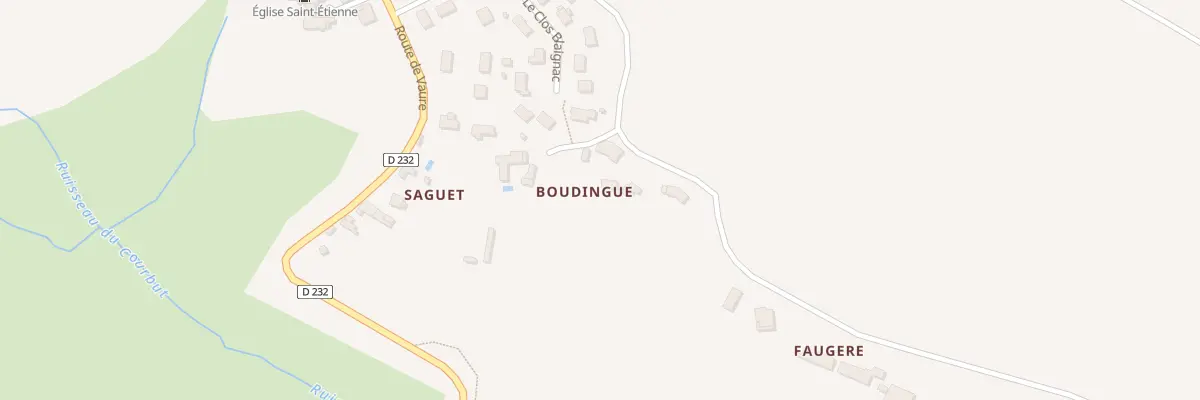 Plan du 2 Boudingue à Ruch