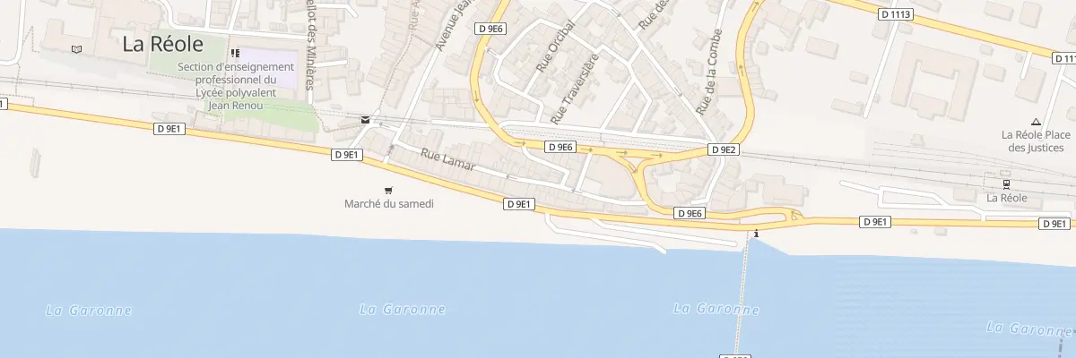 Plan du 38 Rue Lamar à La Réole