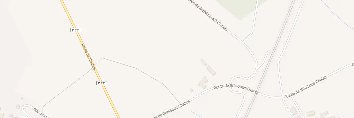 Plan du 3 Rte de Brie-Sous-Chalais à Brossac