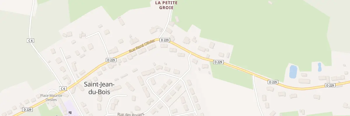 Plan du 18 Rue René Olivier à Saint-Jean-du-Bois