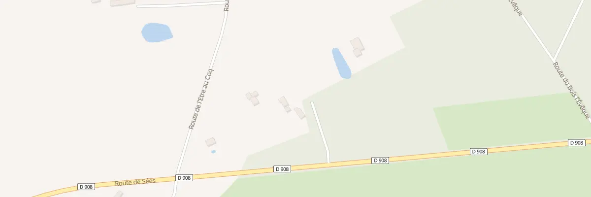 Plan du 90 Maison Rouge à La Lande-de-Goult