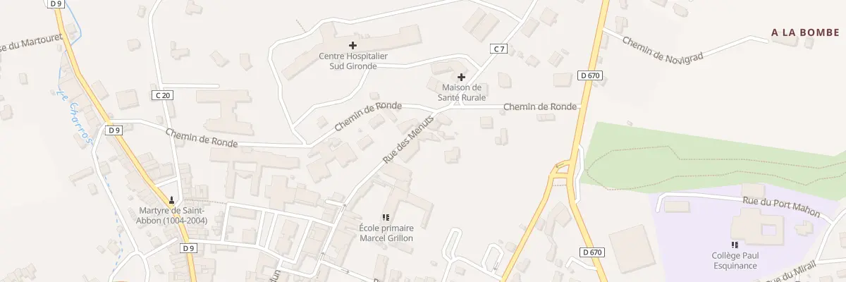 Plan du 43 Rue des Menuts à La Réole