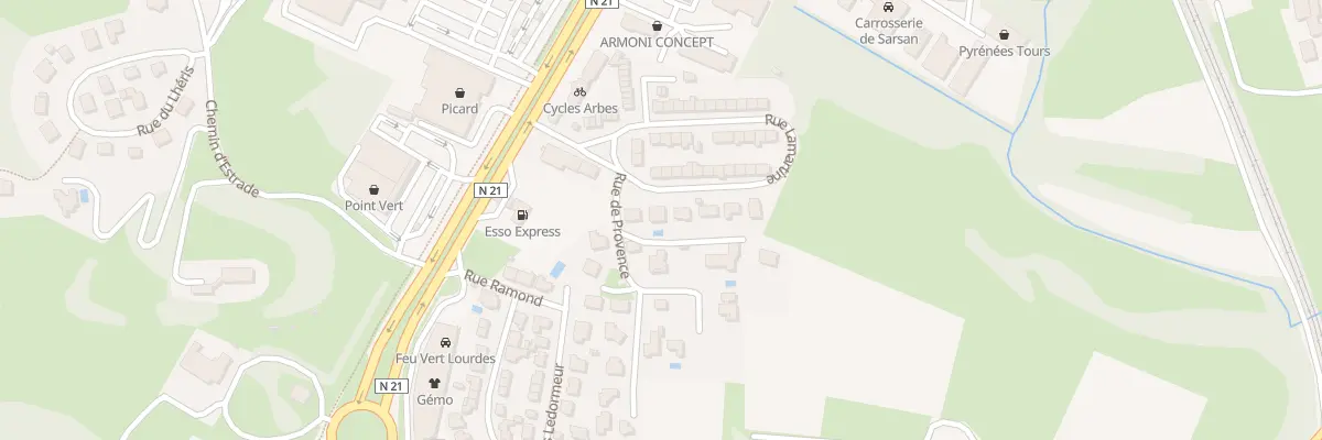 Plan du 6B Rue Lamartine à Bernadets-Dessus