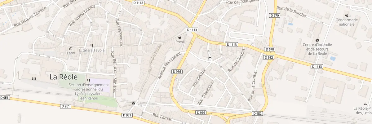 Plan du 8 Rue des Frères Faucher à La Réole