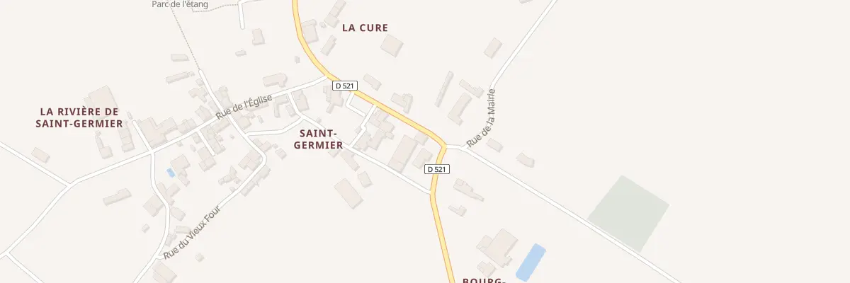 Plan du 1B Rte de Ménigoute à Saint-Germier
