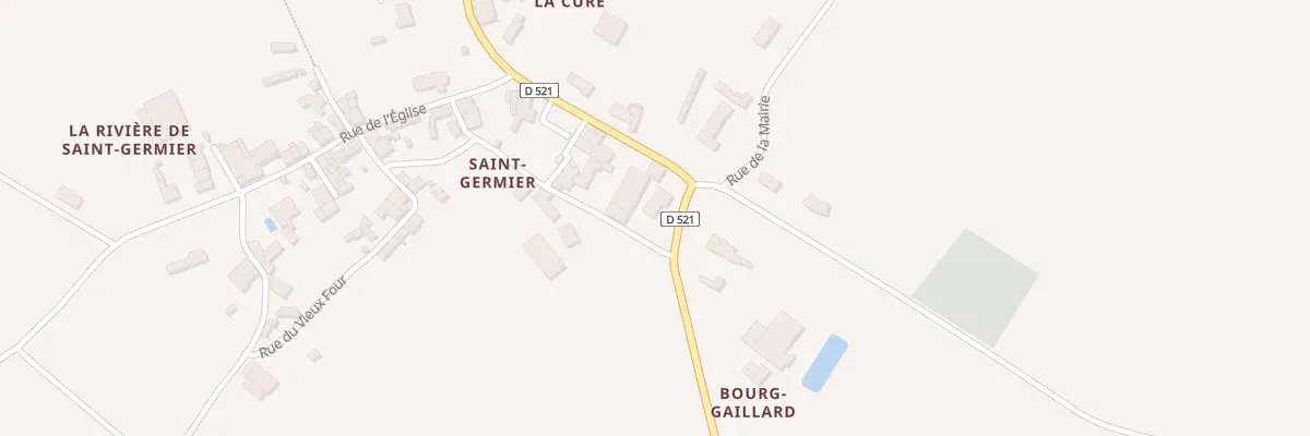 Plan du 5014 Le Bourg à Saint-Germier