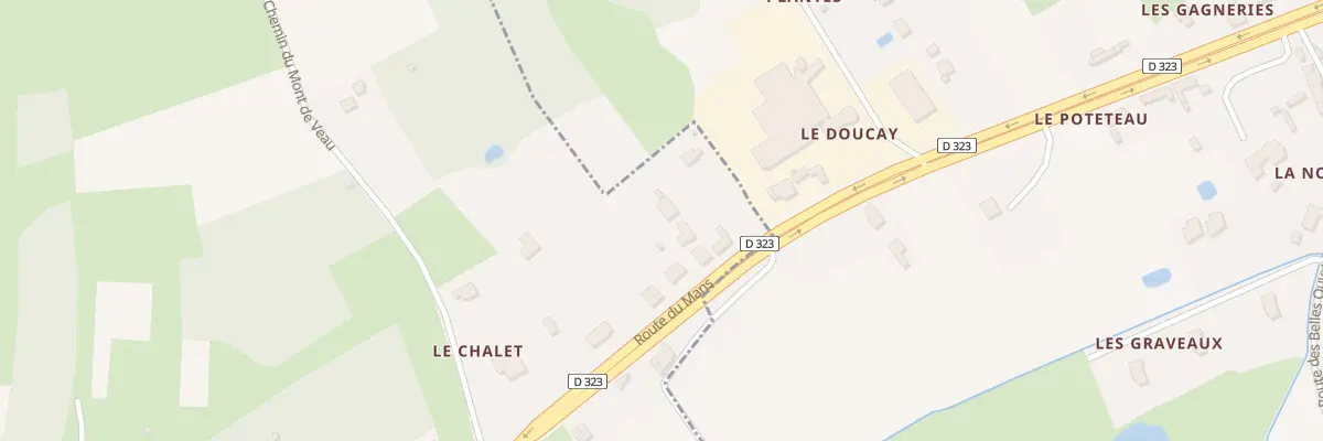 Plan du 1635 Rte du Mans à La Flèche