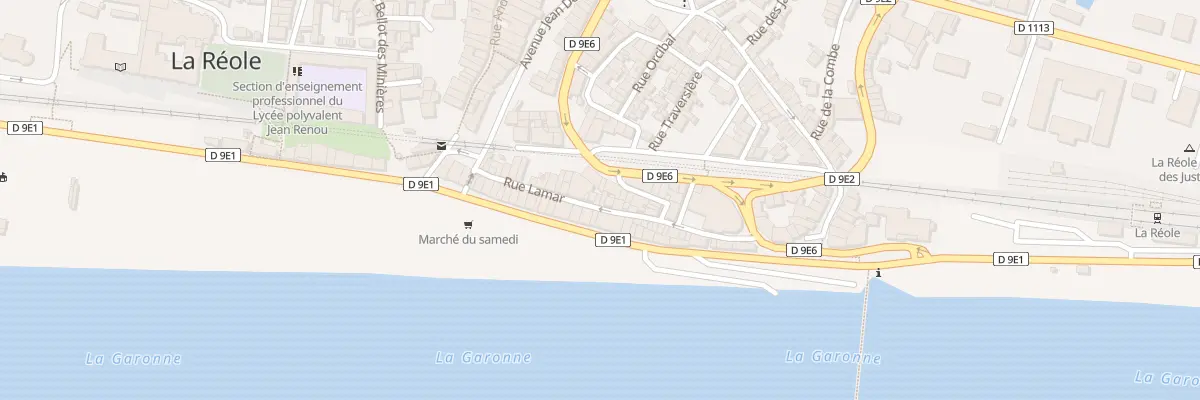 Plan du 28 Rue Lamar à La Réole