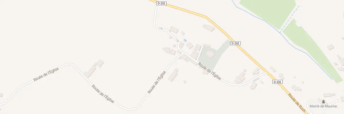 Plan du 10 L’Eglise à Mauriac