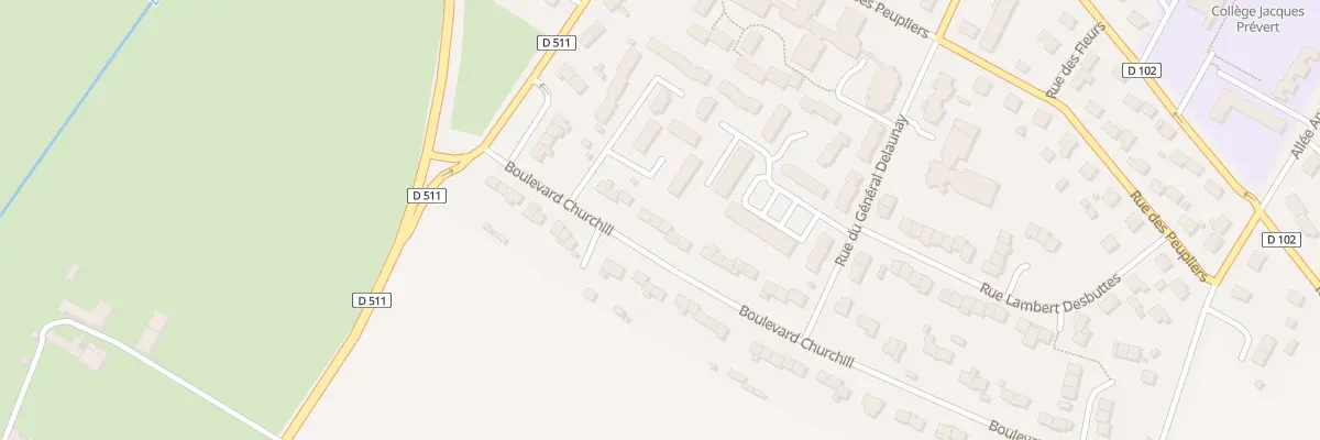 Plan du 9 Bd Churchill à Saint-Pierre-en-Auge
