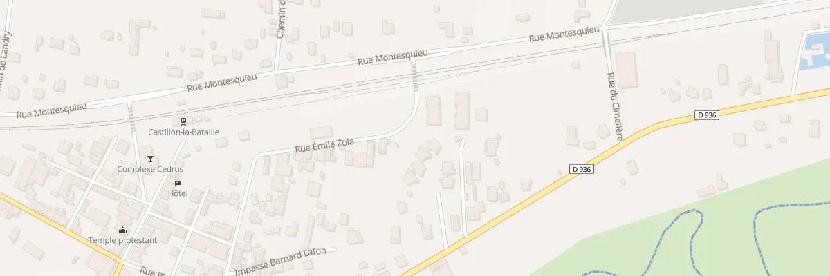 Plan du 101B Rue Michel Montaigne à Castillon-la-Bataille
