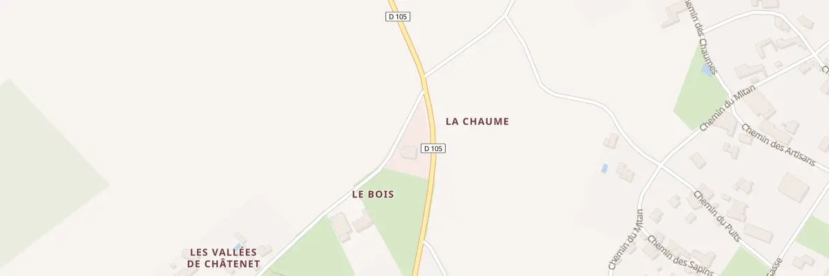 Plan du 3 Le Bois à Saint-Vincent-la-Châtre
