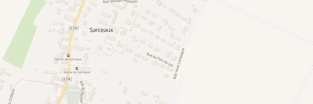 Plan du 1 Rue du Parc du Lys à Sarceaux