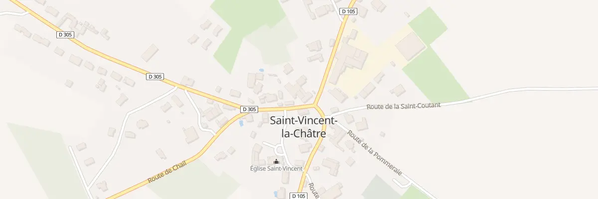 Plan du 39 Rte de Melle à Saint-Vincent-la-Châtre