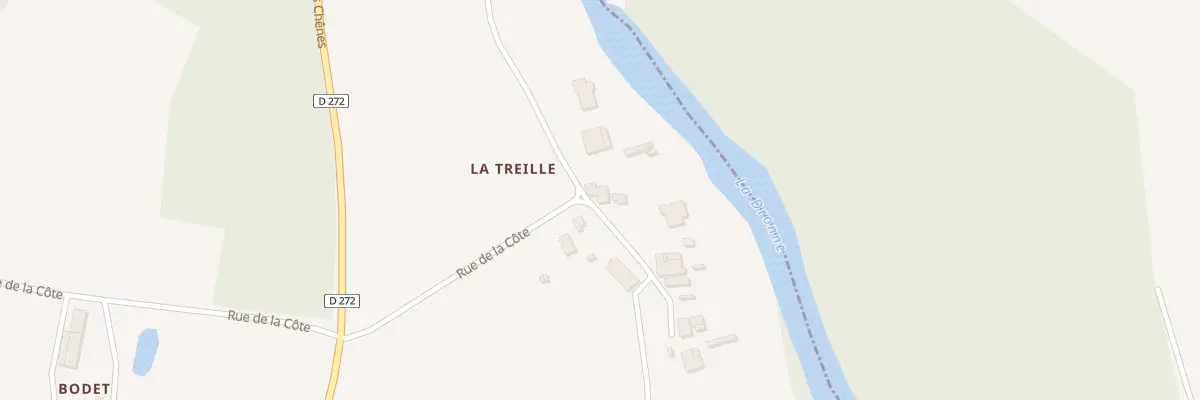 Plan du 1 Rue de la Cote à La Barde