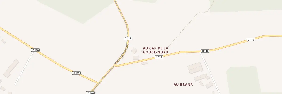 Plan du 1 Au Cap de la Gouge Nord à Sigalens