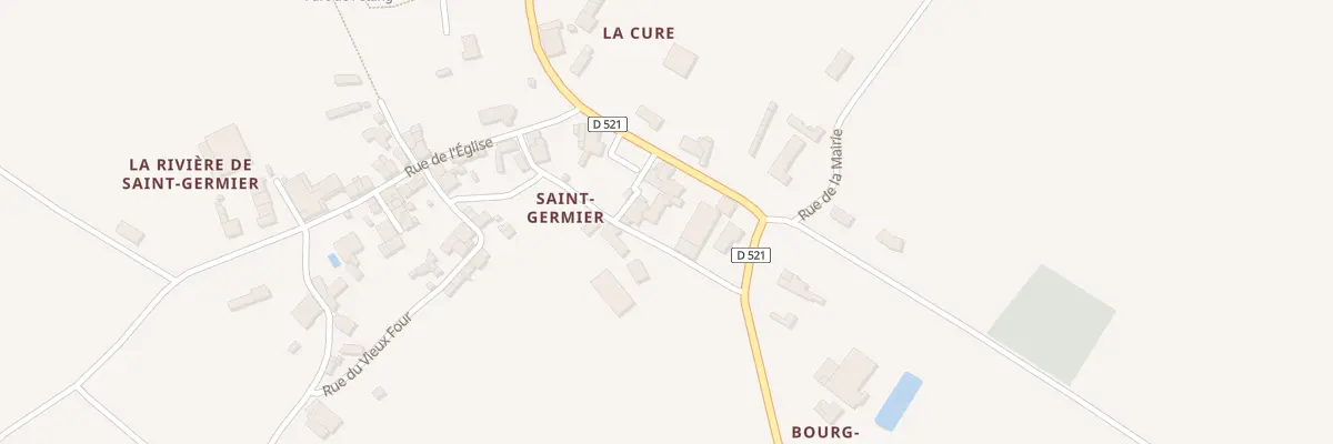 Plan du 5 Rue du Presbytère à Saint-Germier