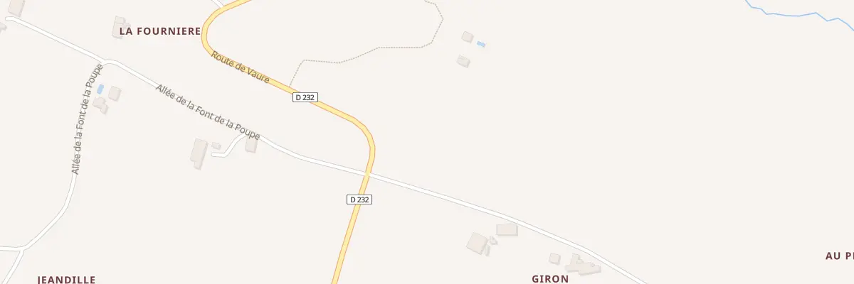Plan du 55 Rte de Nauze-Bouret à Ruch