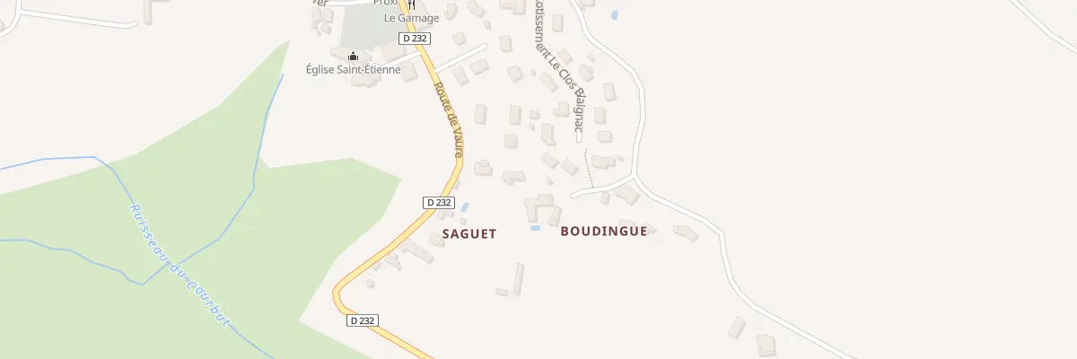 Plan du 9 Lot Le Clos Blaignac à Ruch