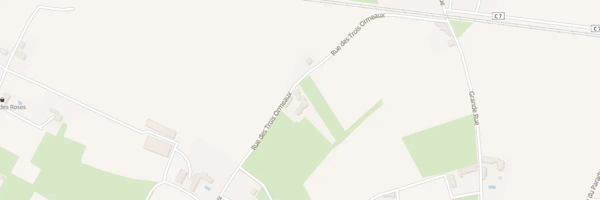 Plan du 20 Rue des Trois Ormeaux à Villebernier