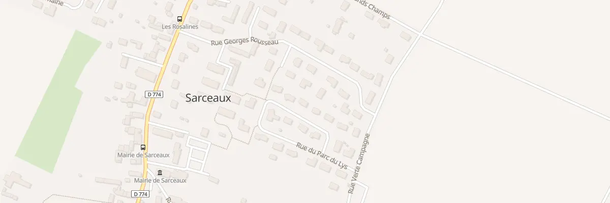 Plan du 10 Rue du Parc du Lys à Sarceaux