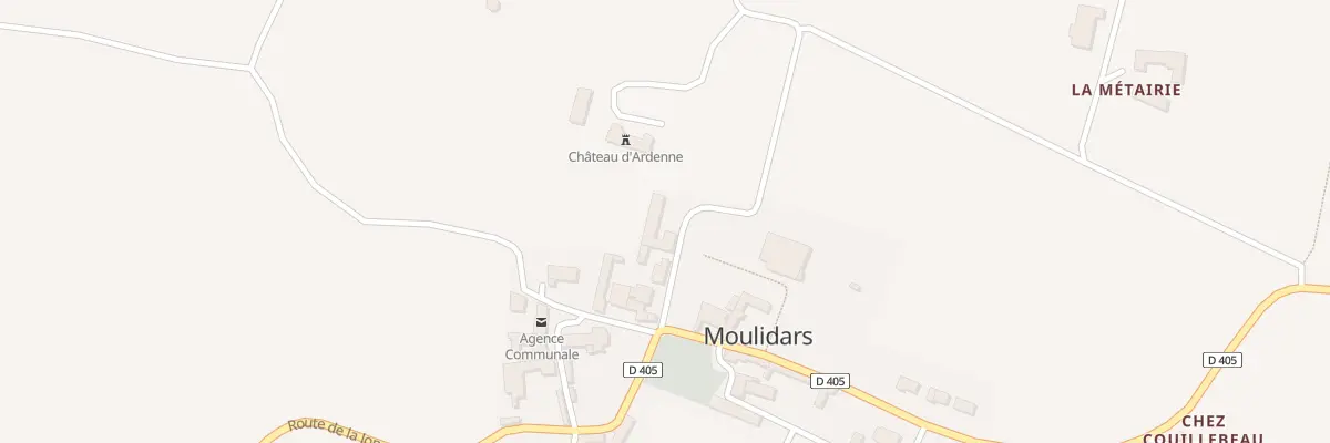Plan du 5192 Le Bourg à Moulidars