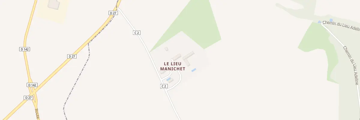 Plan du 5052 Le Lieu Manichet à Douville-en-Auge