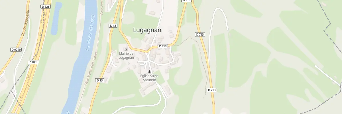 Plan du 7 Che de la Castagnére à Lugagnan