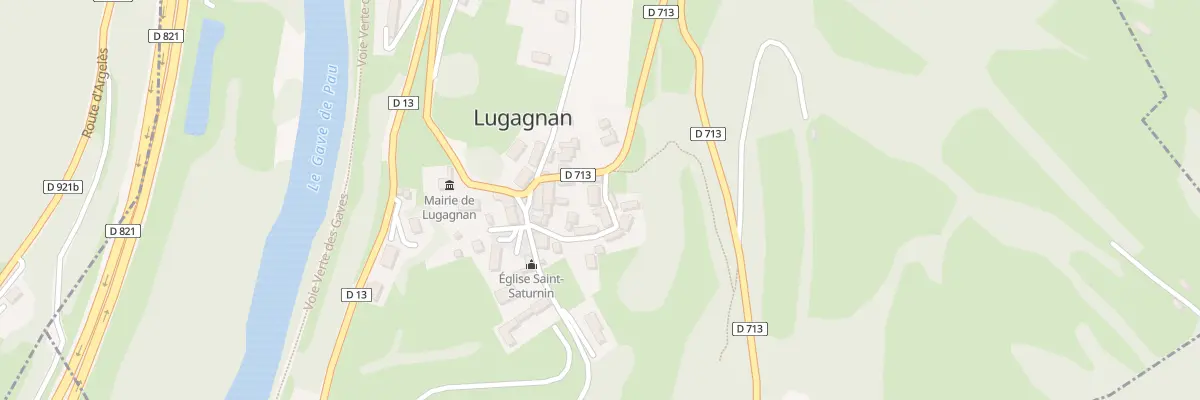 Plan du 9 Che de la Castagnére à Lugagnan