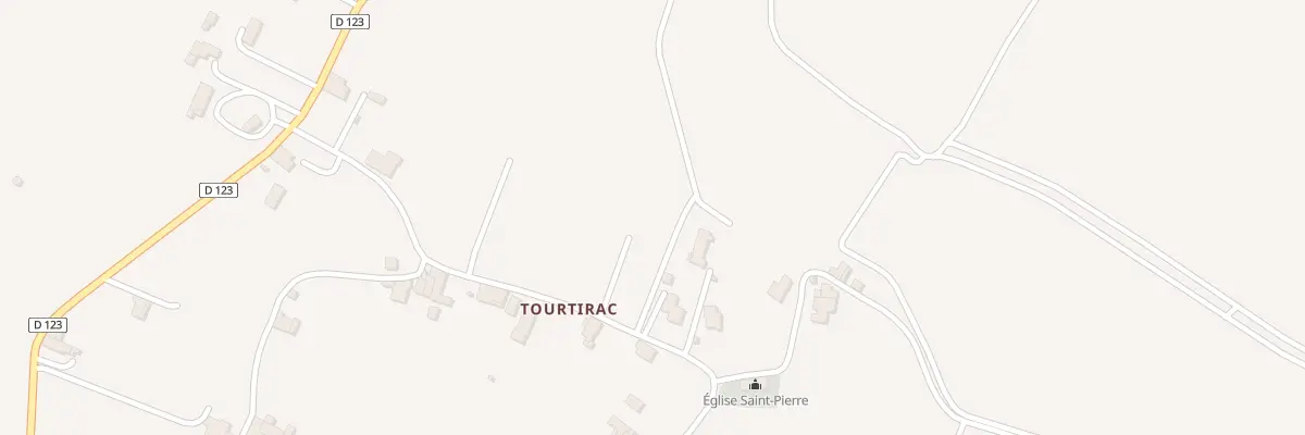 Plan du 194 Tourtirac à Gardegan-et-Tourtirac