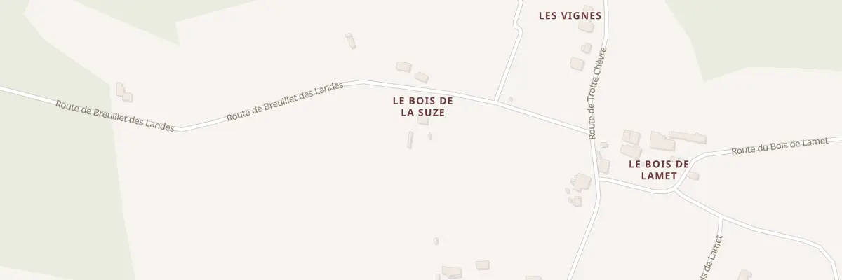 Plan du 5400A Fief du Bois de Lamet à Saint-Aigulin