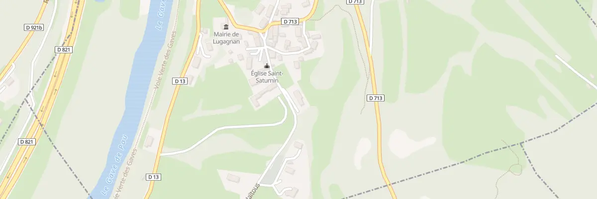 Plan du 3 Che du Balaïtous à Lugagnan