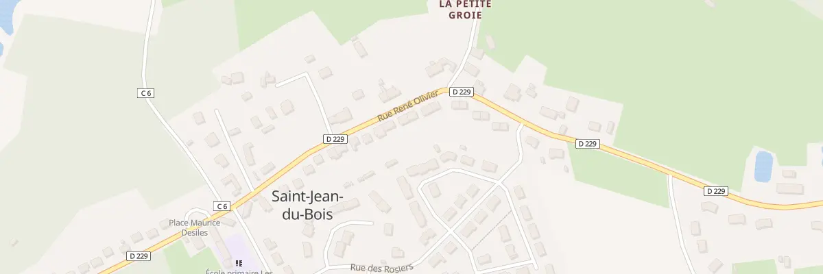 Plan du 11 Rue René Olivier à Saint-Jean-du-Bois