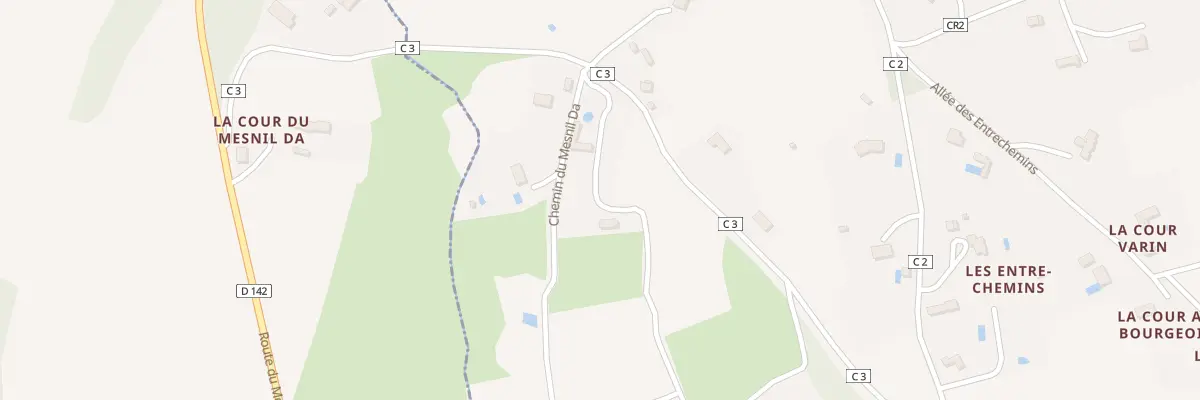 Plan du 5045 Le Mesnilda à Douville-en-Auge