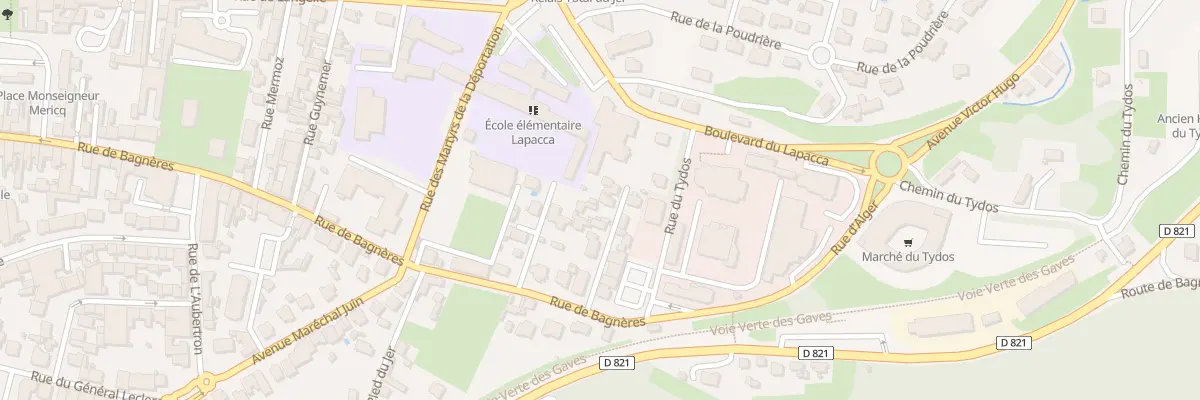 Plan du 9 Imp de la Ciergerie à Lourdes