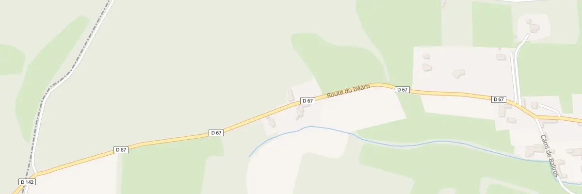 Plan du 32 Rte de Montpezat et du Bearn à Lascazères