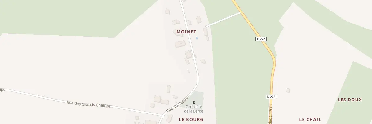 Plan du 5029 Moinet à La Barde
