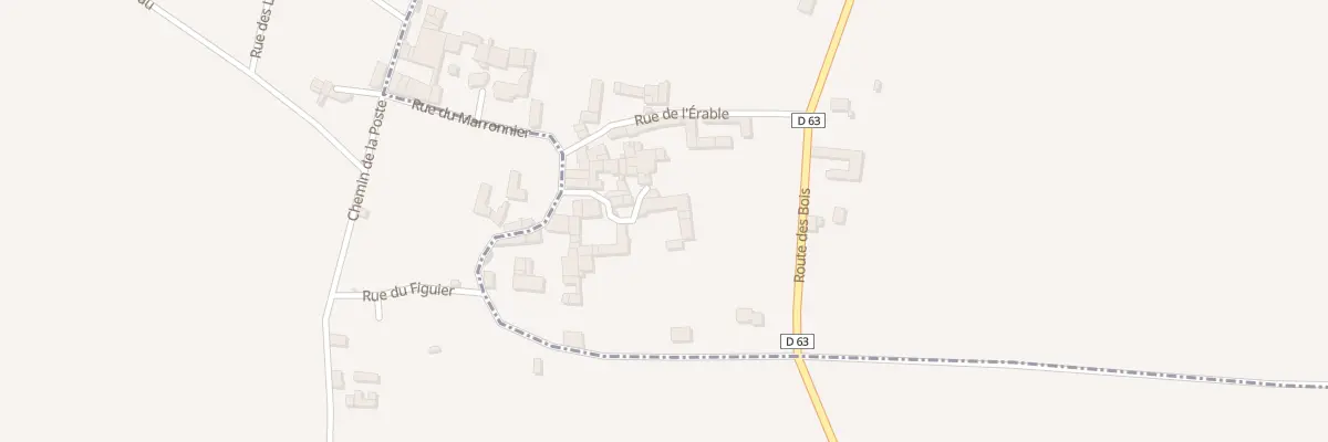 Plan du 68 Imp du Seringua à Échallat